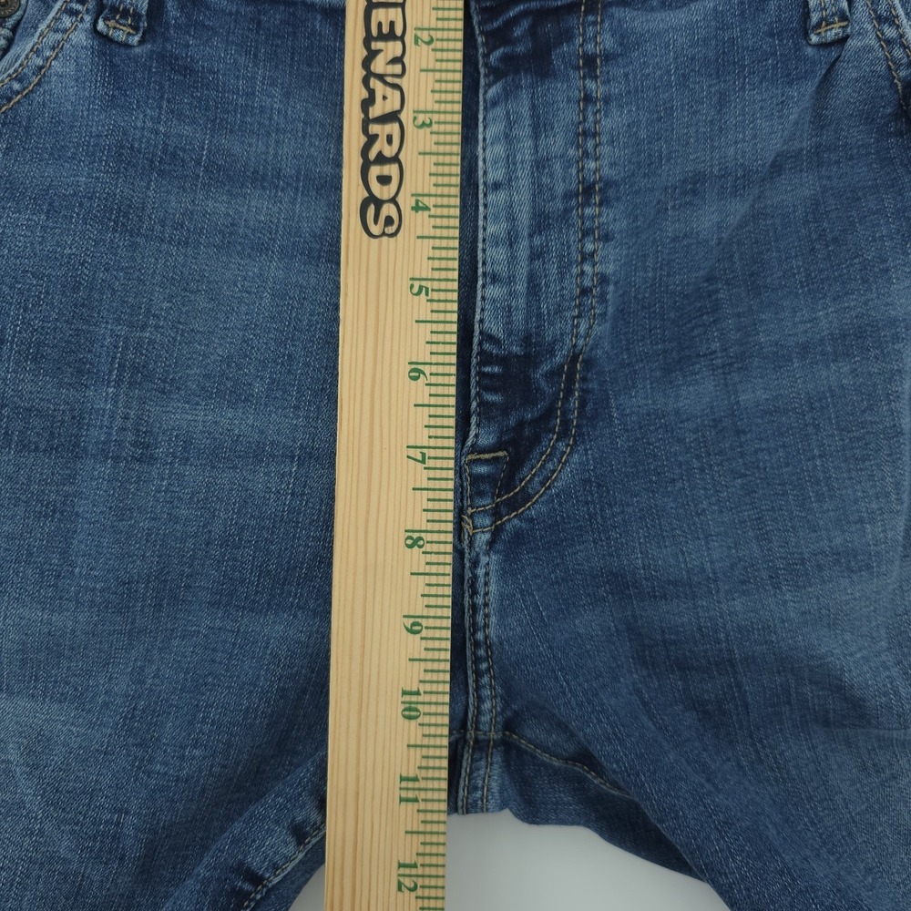 Mavi Zach Straight Leg Jeans Mens 38x32 Blue Denim Cotton Blend Comfort Stretch - Picture 9 of 12